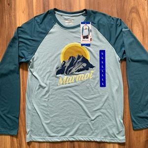 NWT Marmot Raglan Long Sleeve Shirt